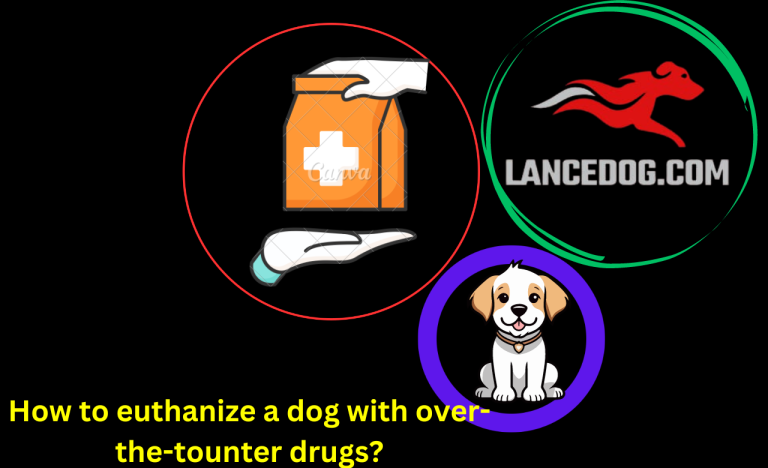 How to euthanize a dog with over-the-tounter drugs?