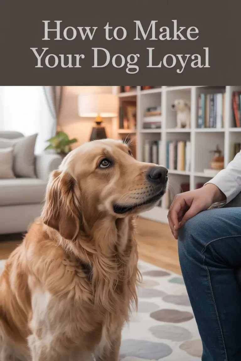 How to Make Your Dog Loyal: Build a Bond That Lasts a Lifetime