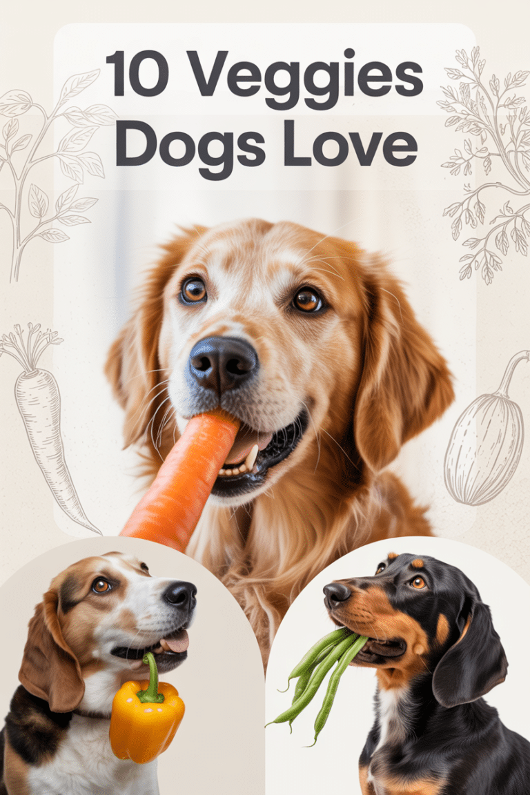 🥕 10 Vegetables Dogs Love (That Are Safe, Nutritious & Delicious)