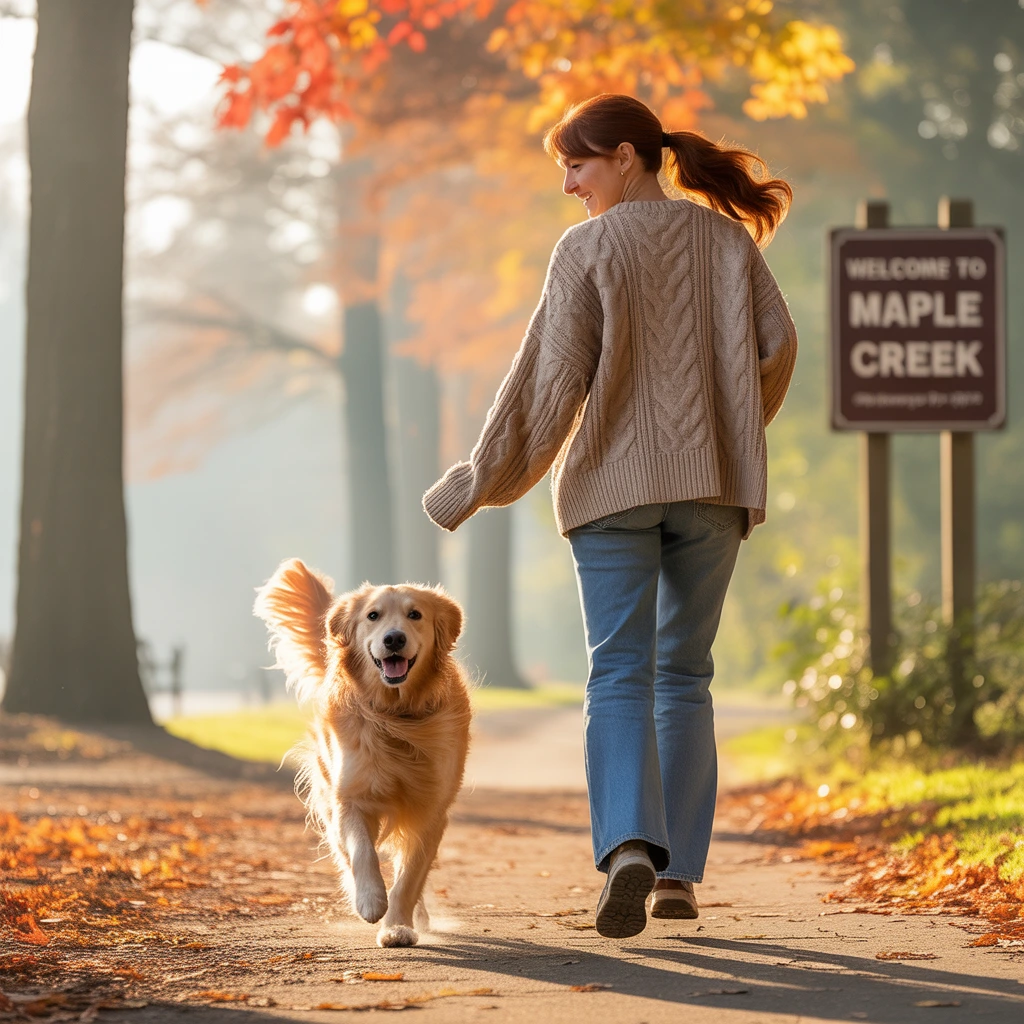 Dog follows you everywhere