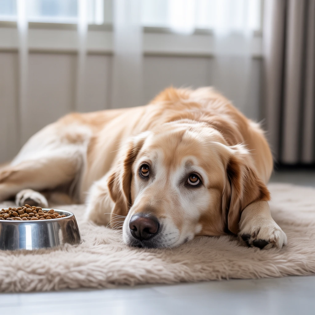 Dog vomits yellow