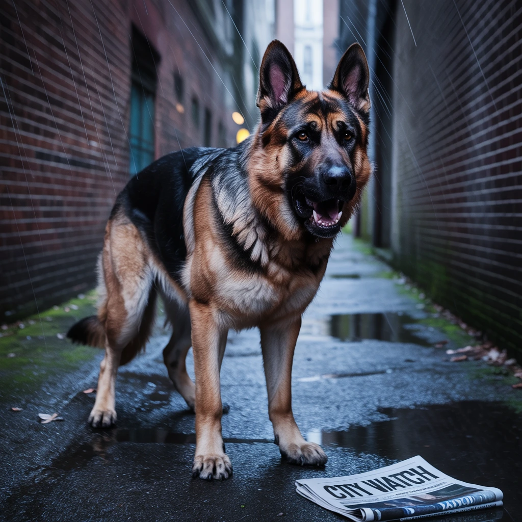 dog growling