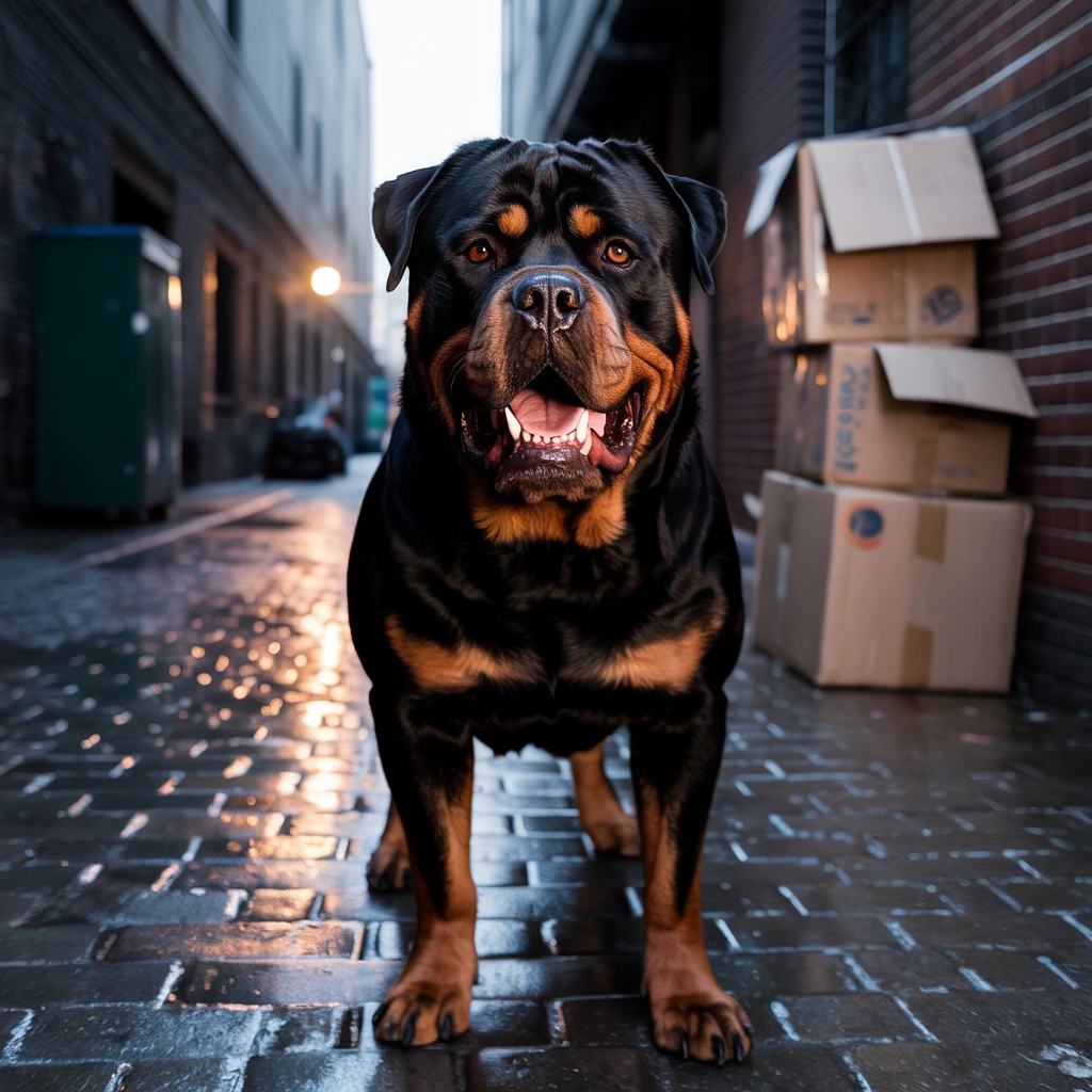 dog growling