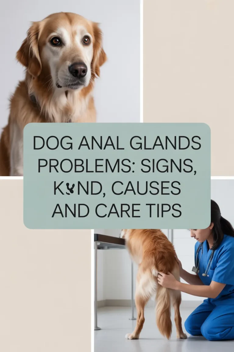 Dog anal glands problems