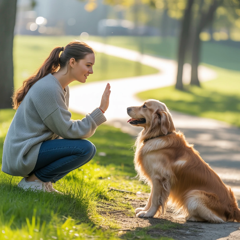 Hand signals to train your dog
