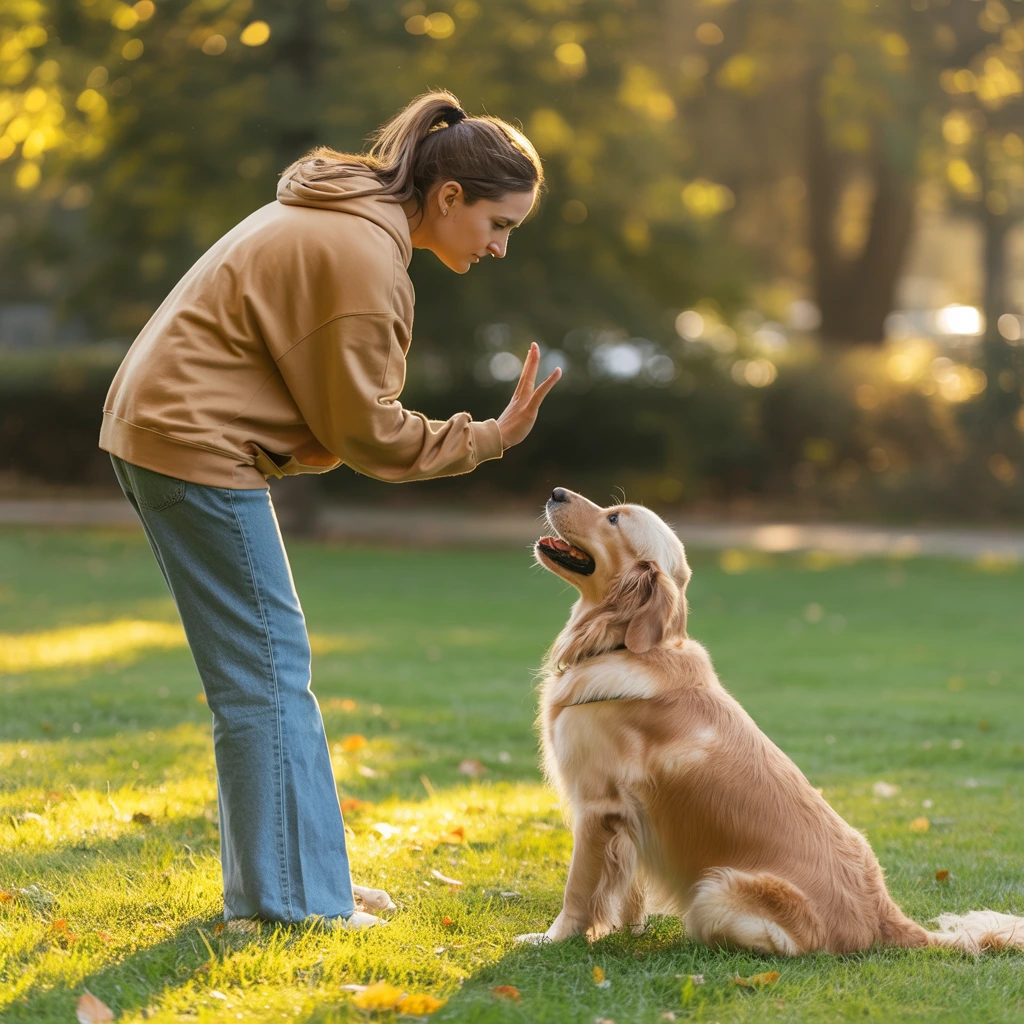 Hand signals to train your dog