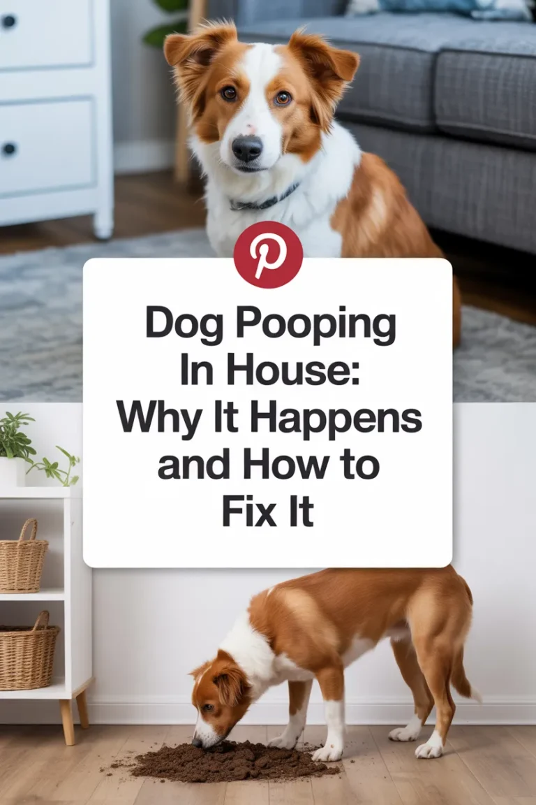 Dog Pooping in House: Why It Happens and How to Fix It