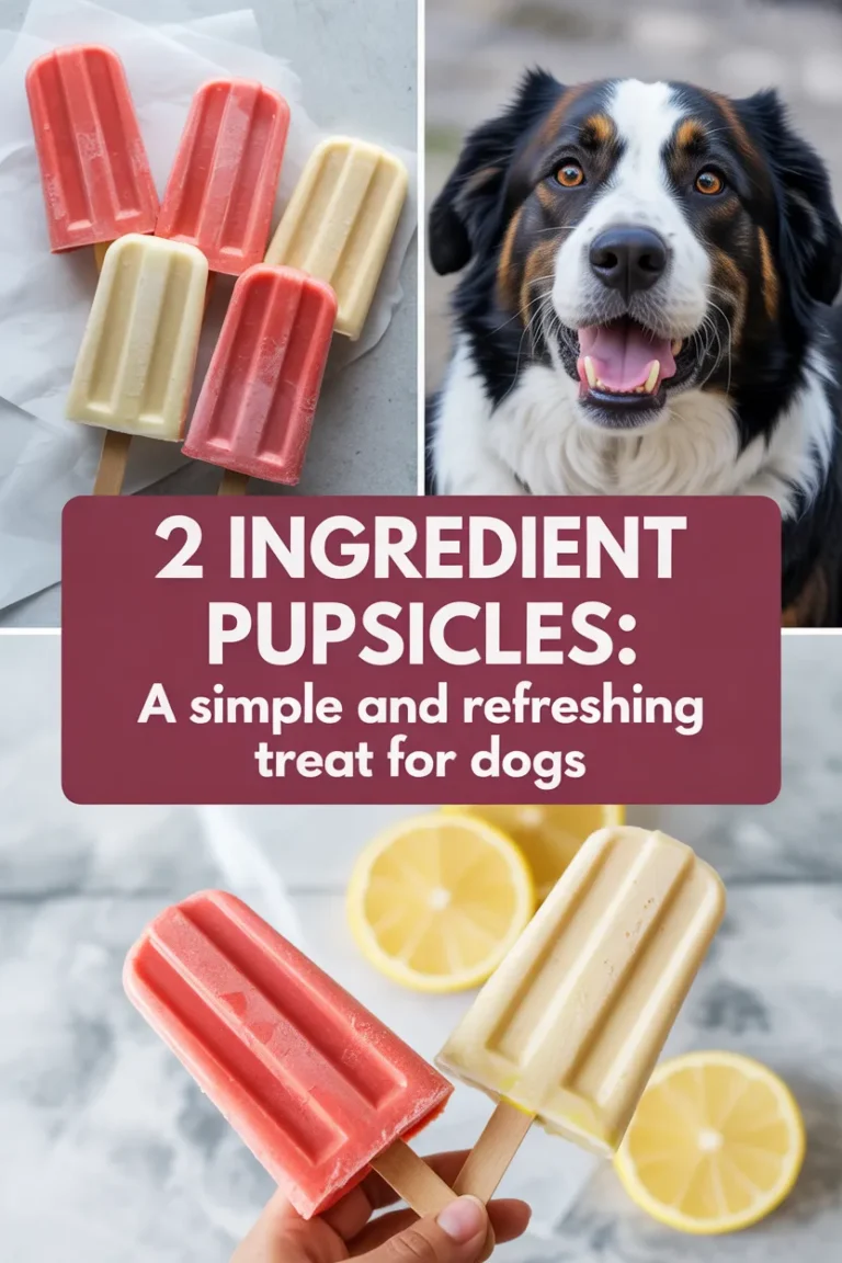 2 ingredients pupsicles