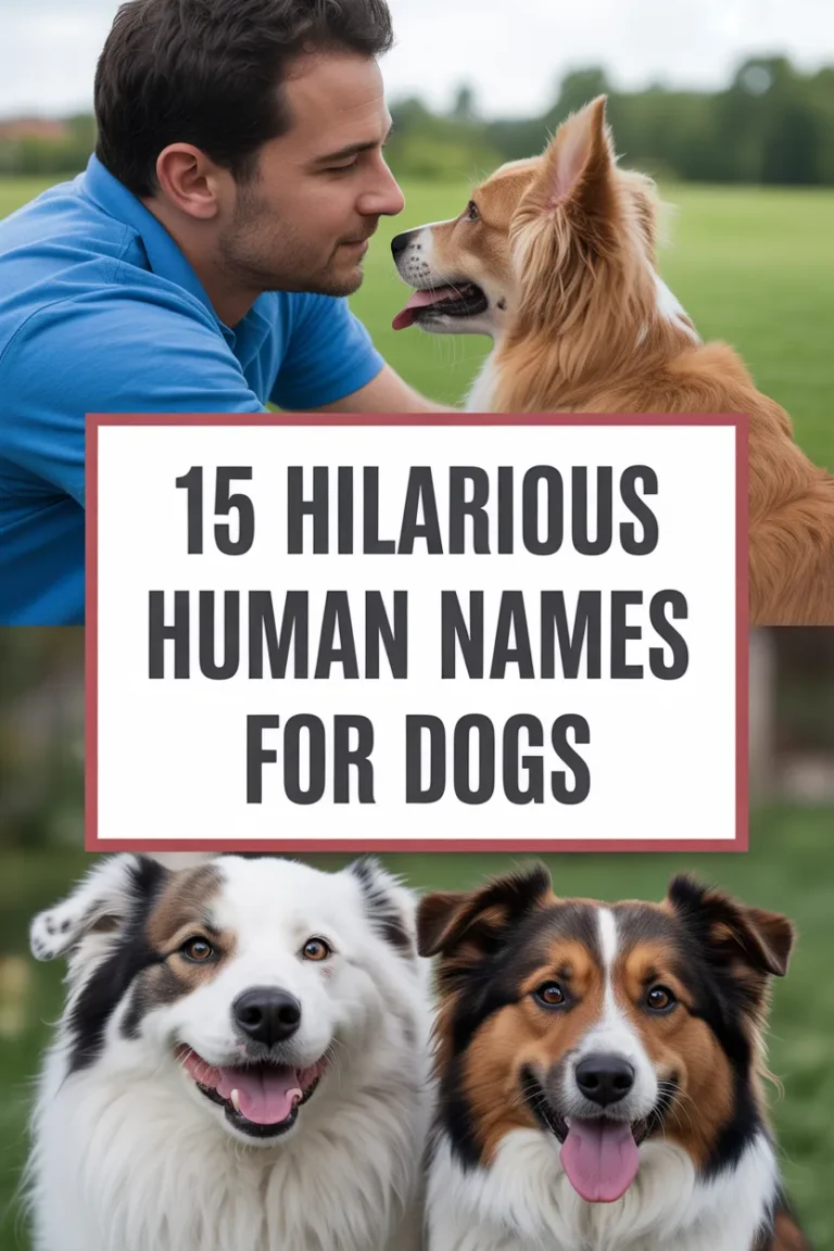 15 Hilarious human names for dogs
