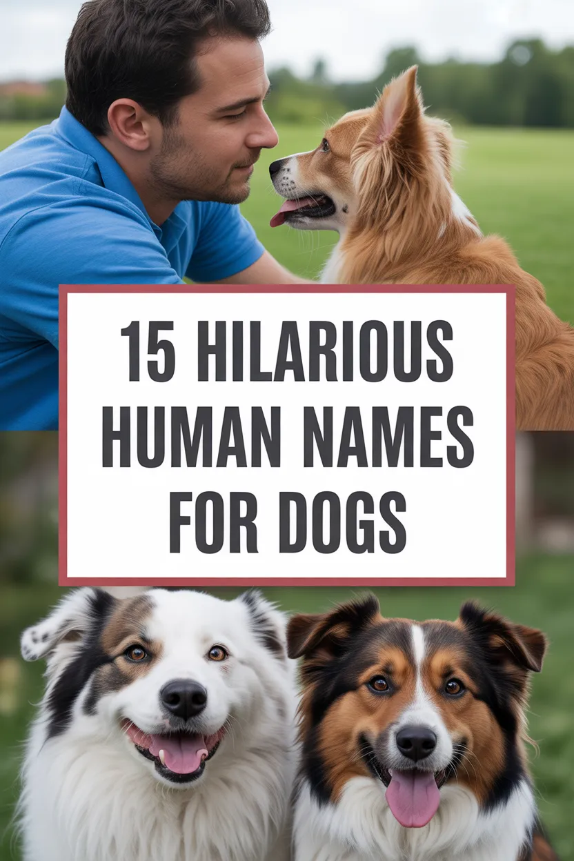 15 Hilarious human names for dogs