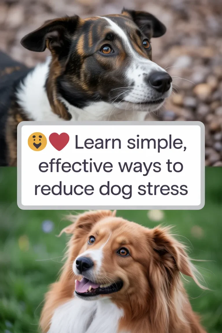 Reduce dog stress