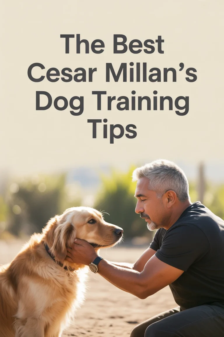 Cesar Millan's dog training tips