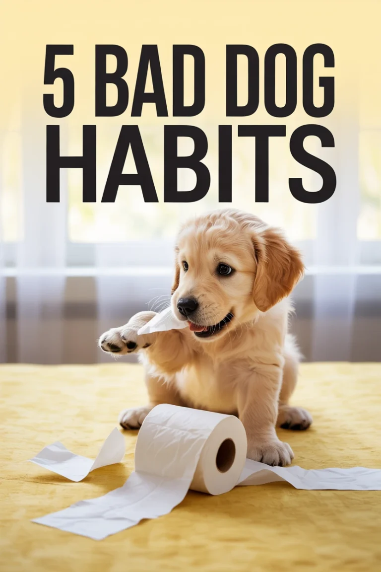5 Bad Dog Habits