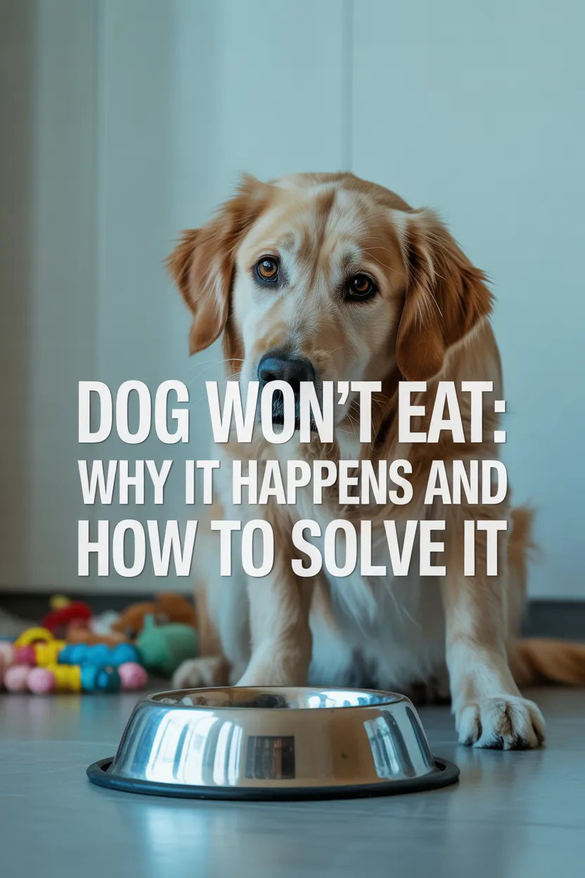 Dog won't eat