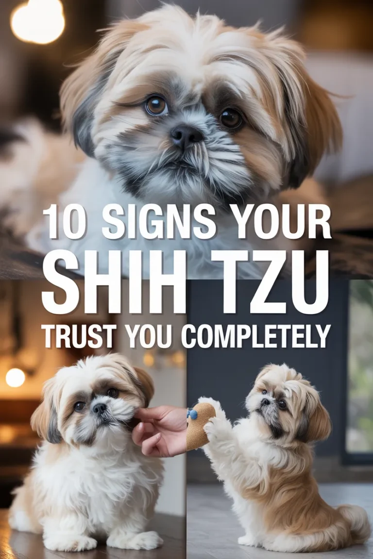 10 Signs Your Shih Tzu Trust You Completely
