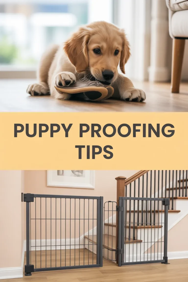 Puppy proofing Tips