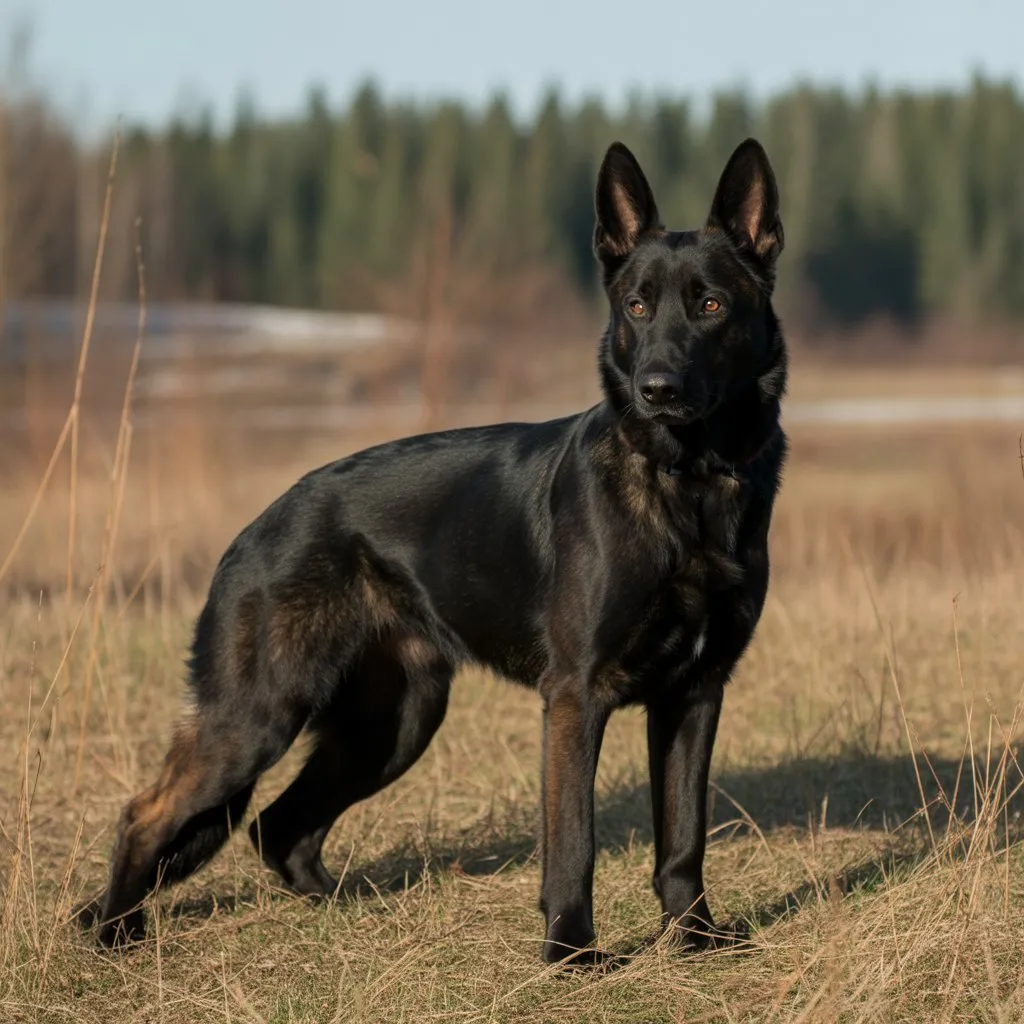 Black german shepherd 