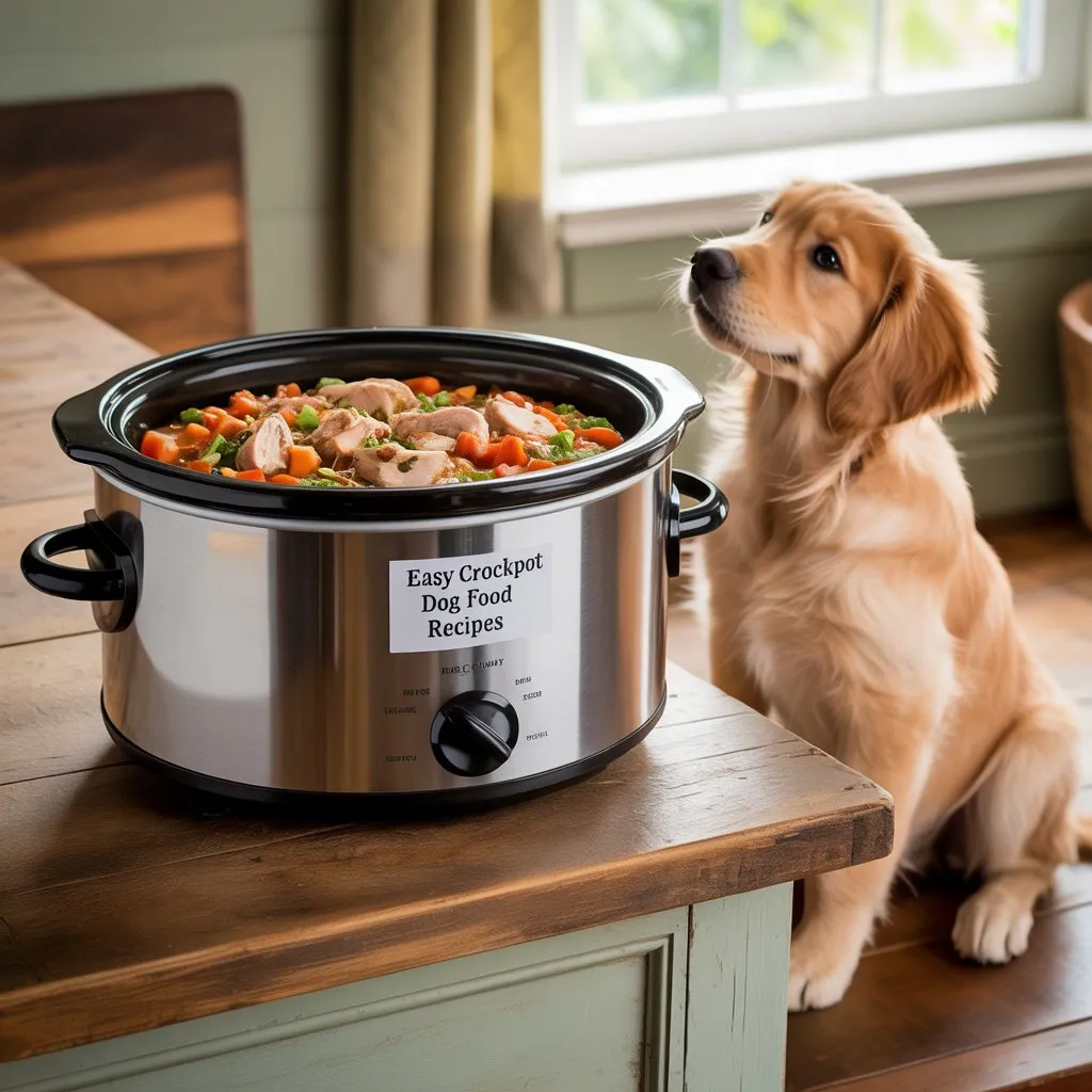 easy crockpot dog food recipes