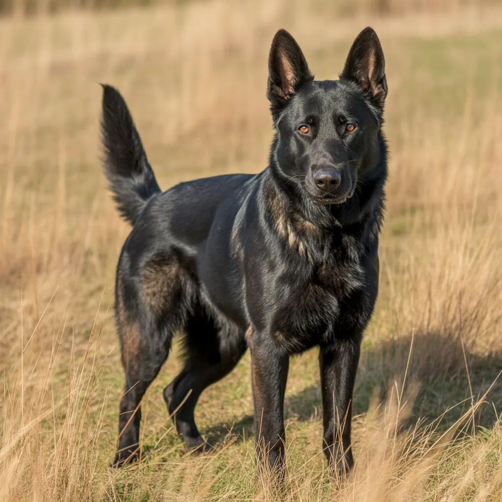 Black german shepherd