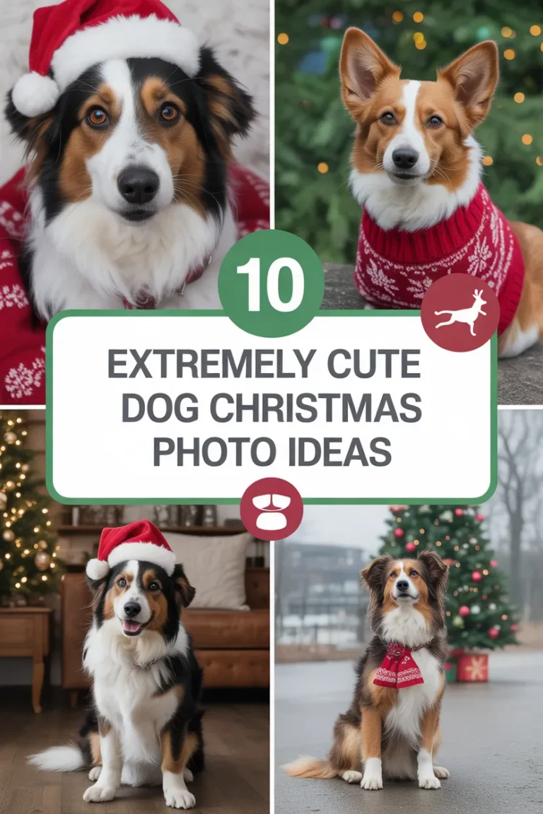 10 Extremely Cute Dog Christmas Photo Ideas