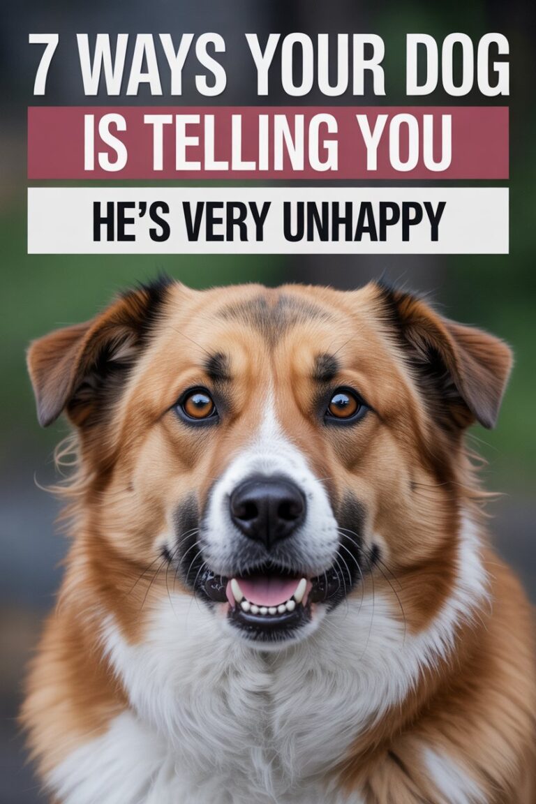 7 Ways Your Dog Is Telling You He’s Very Unhappy