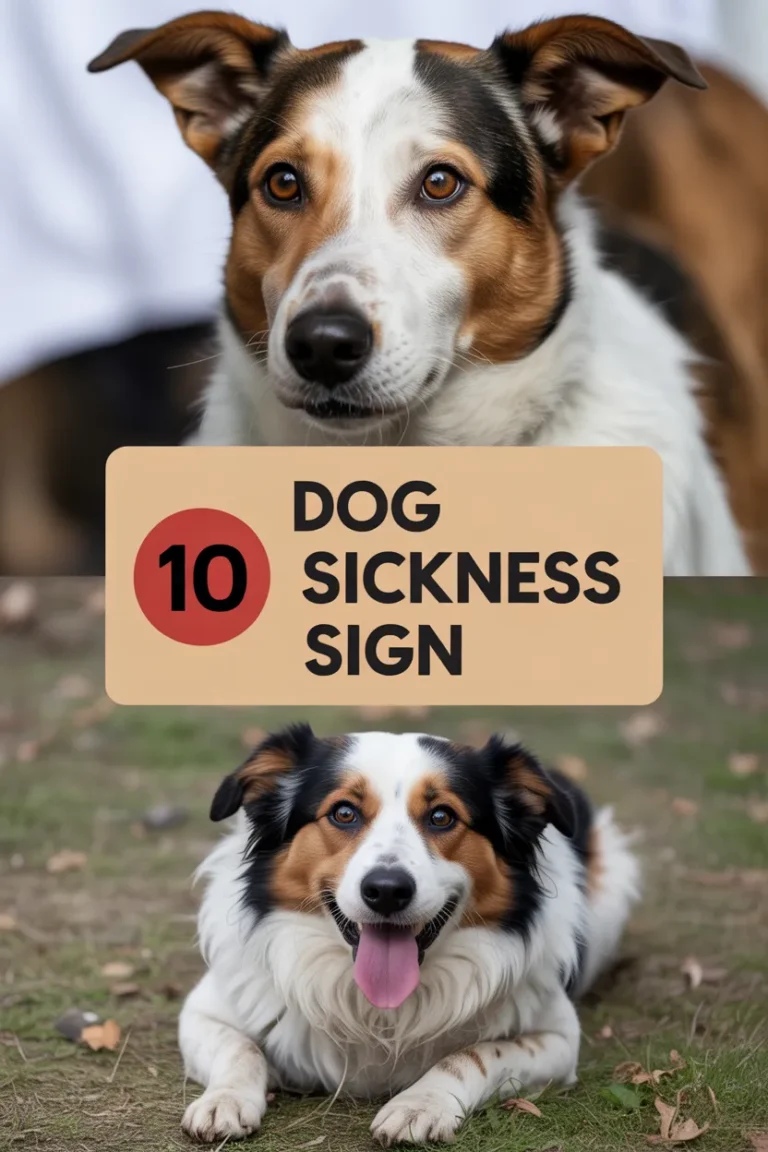 Dog sickness signs