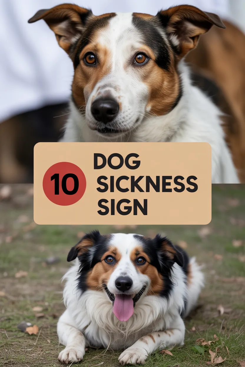 Dog sickness signs