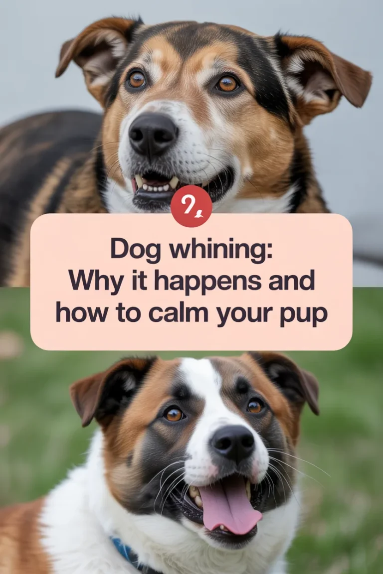 Dog whining
