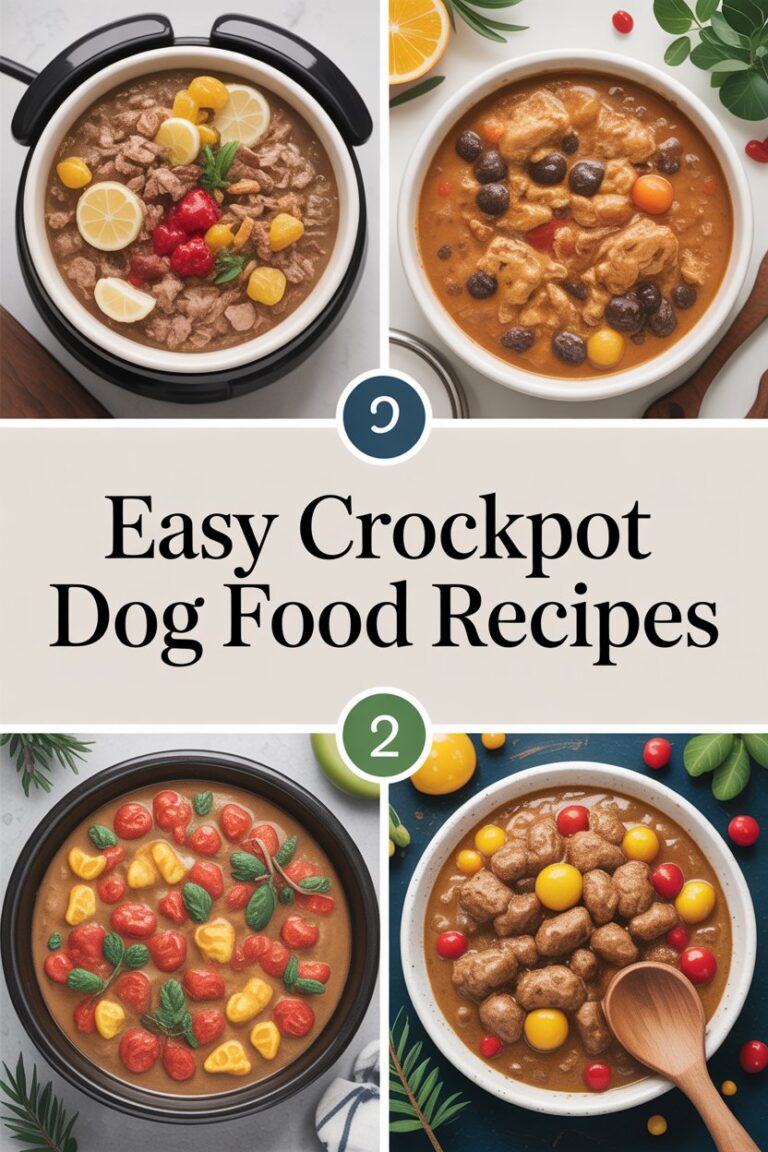 Easy Crockpot Dog Food Recipes: Healthy, Simple, and Tail-Wagging Good