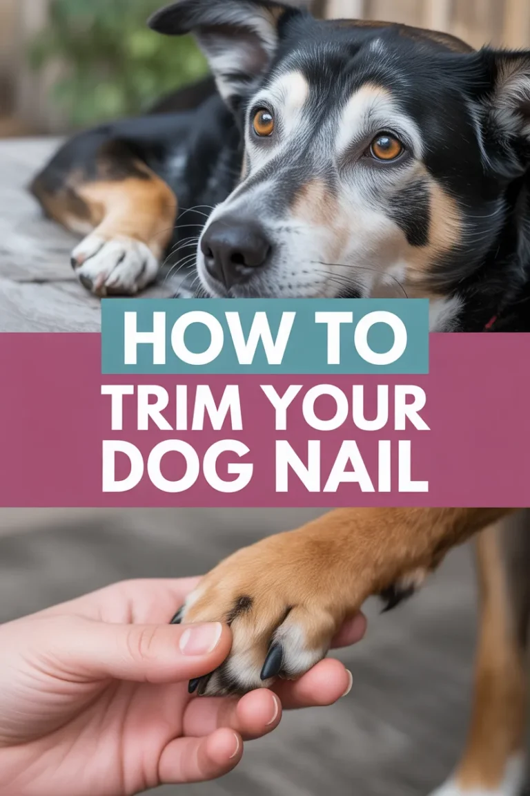 how to trim your dog nail
