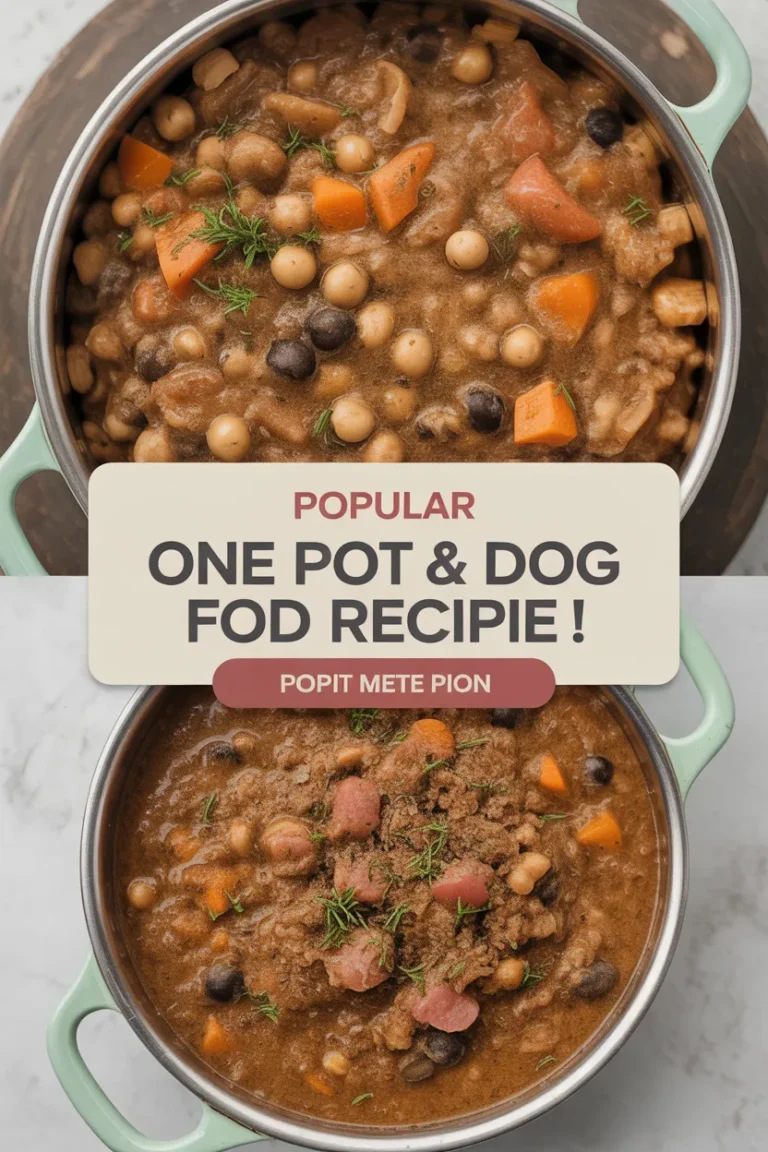 popular one pot dog food recipie