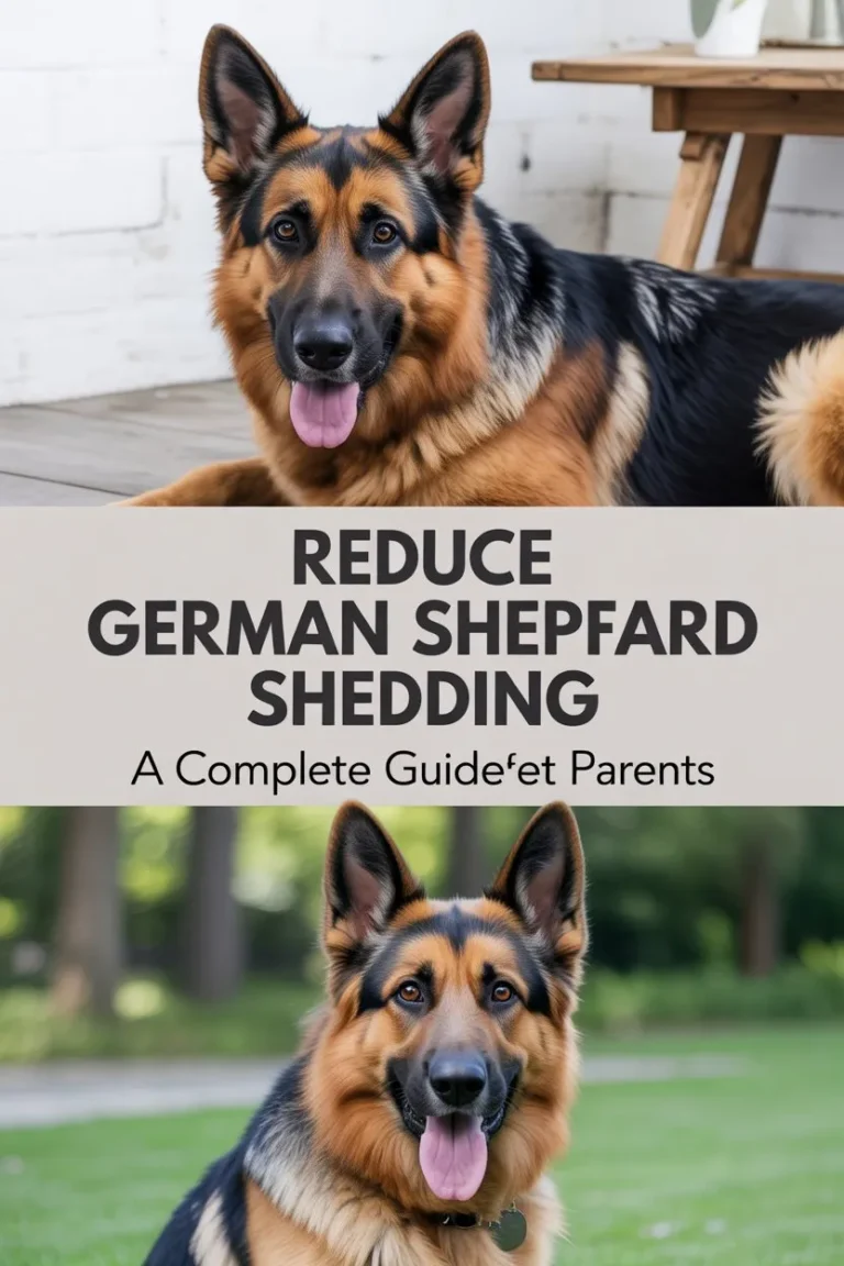 Reduce German Shepard shedding