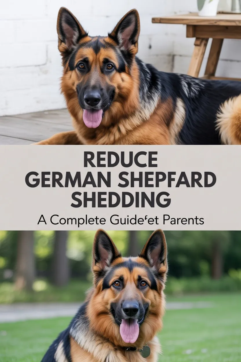 Reduce German Shepard shedding