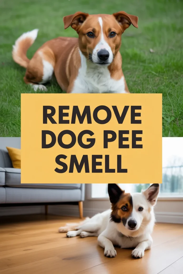 remove dog pee smell