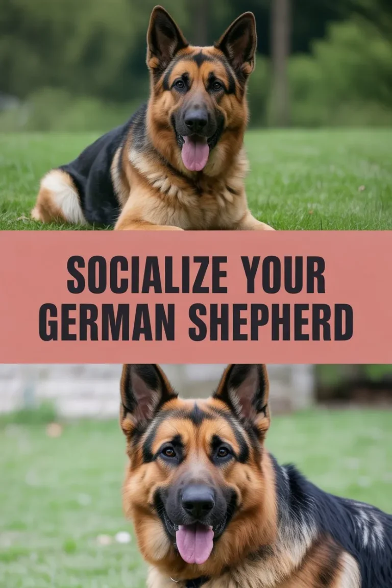 Socialize your german shepherd