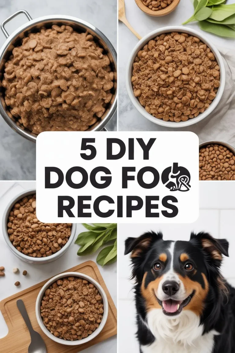 5 DIY Dog Food Recipes: Healthy Homemade Meals for Your Pup