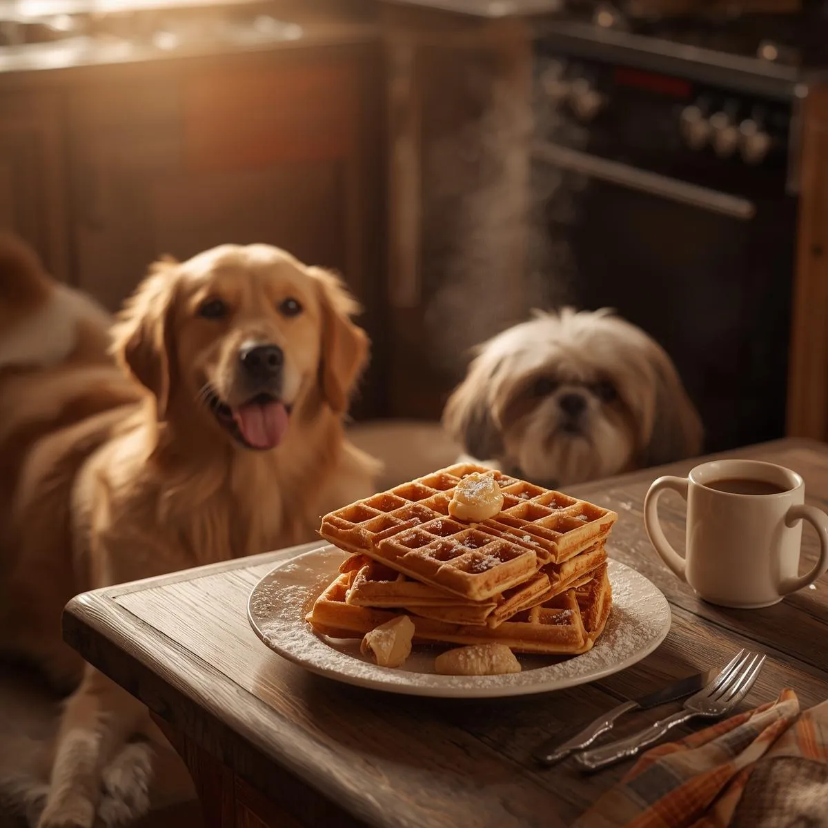 Apple cinnamon dog waffles IMG01