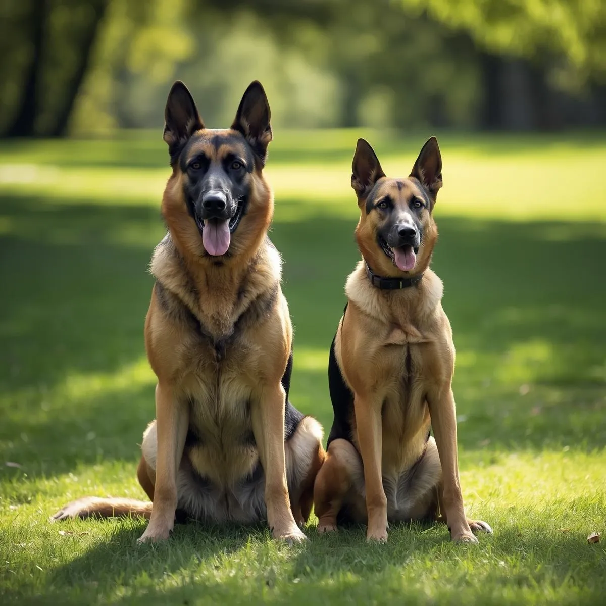 Male vs Female german shepherd IMG01