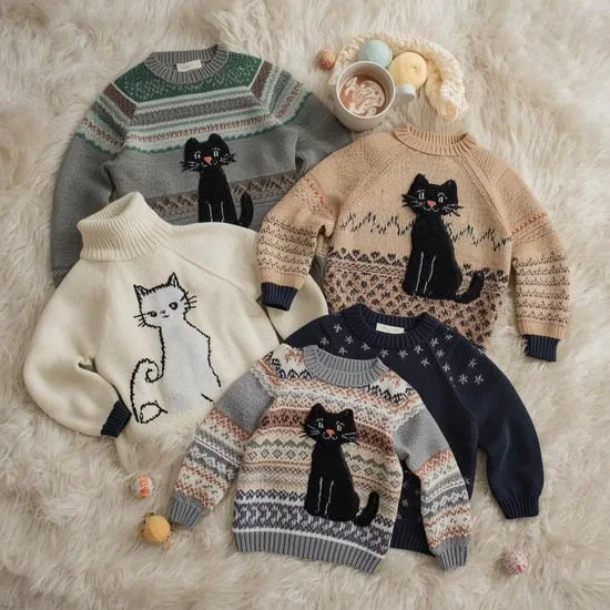 cute black cat sweater ideas IMG02