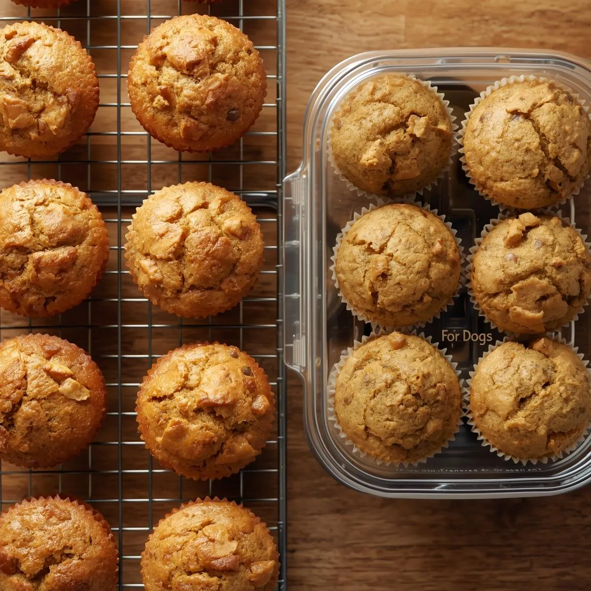 Beef and carrot Muffins for dogs IMG06