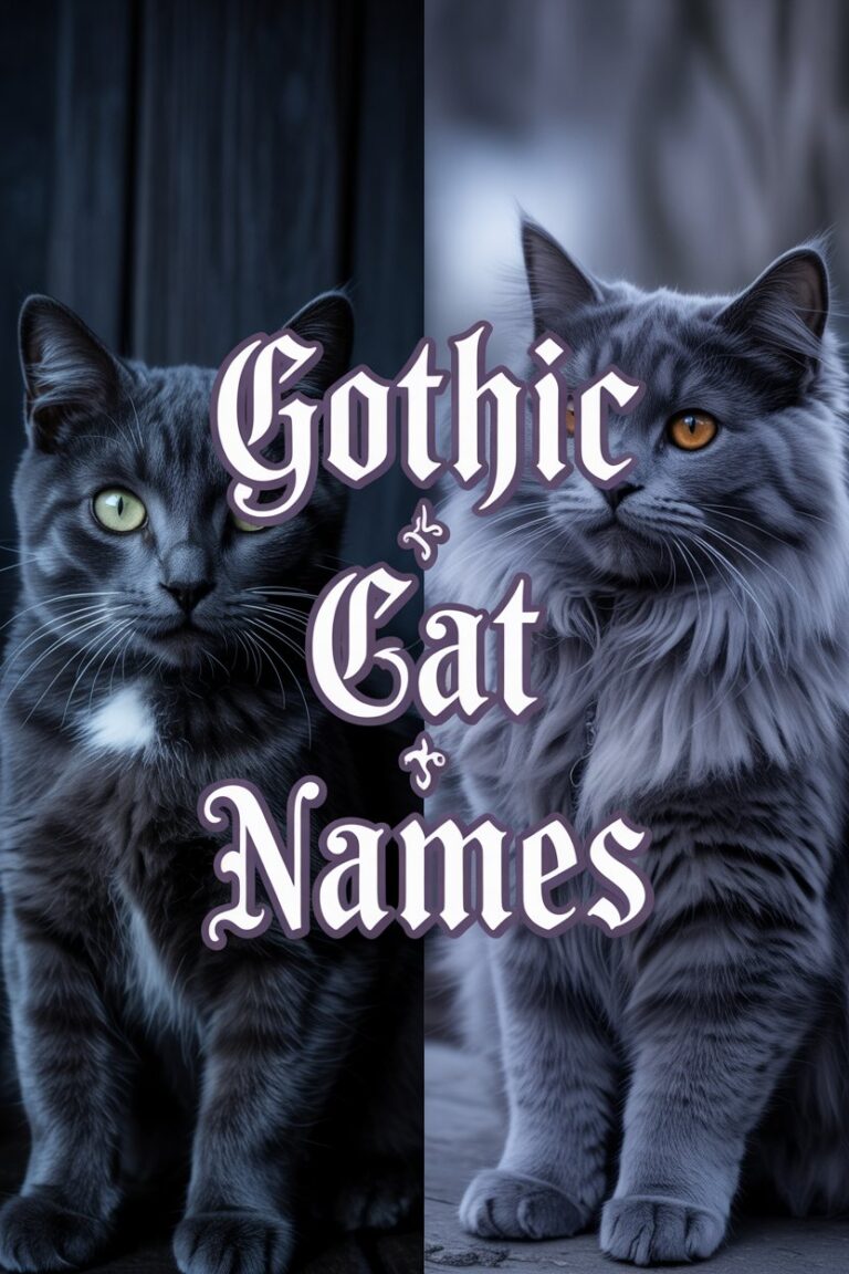 28 Gothic Cat Names: Mysterious and Magical Ideas