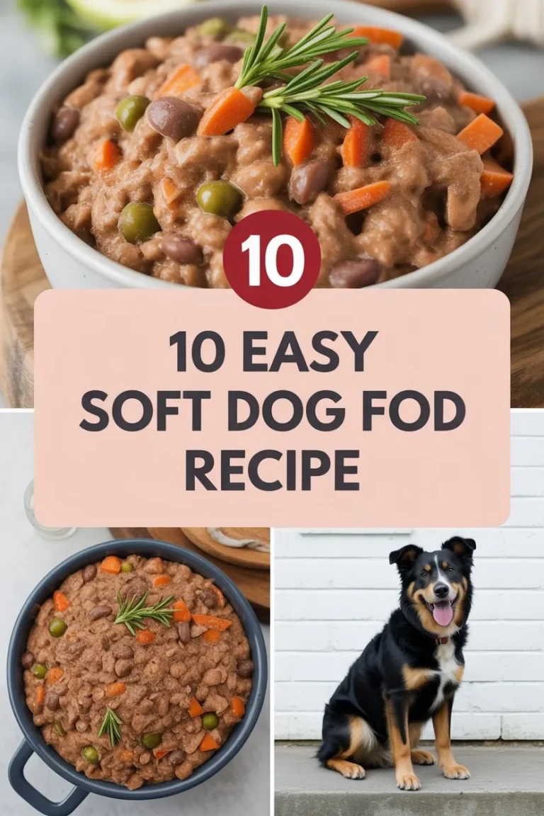 10 easy soft dog food recipe