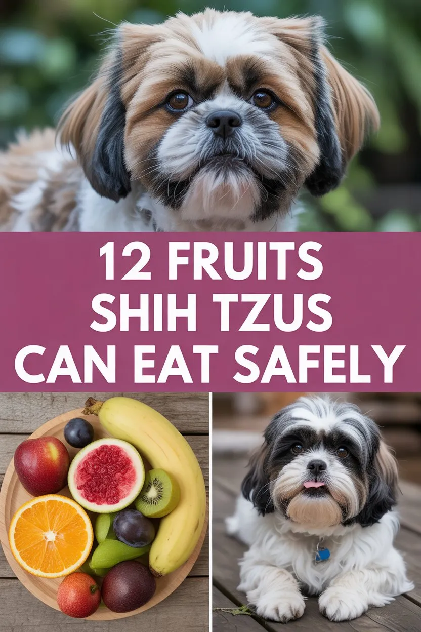 12 fruits shih tzus can eat safely