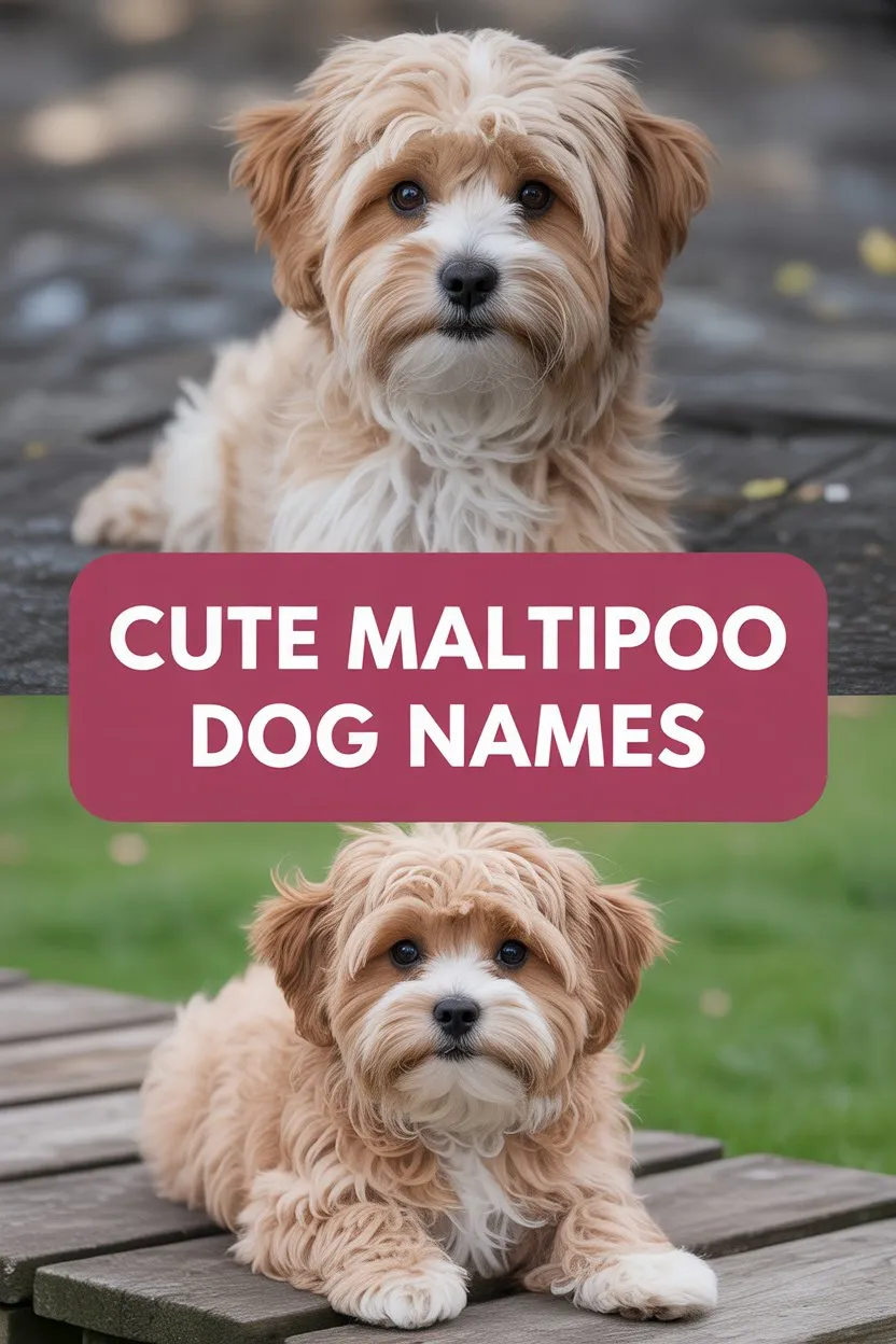 Cute maltipoo dog names