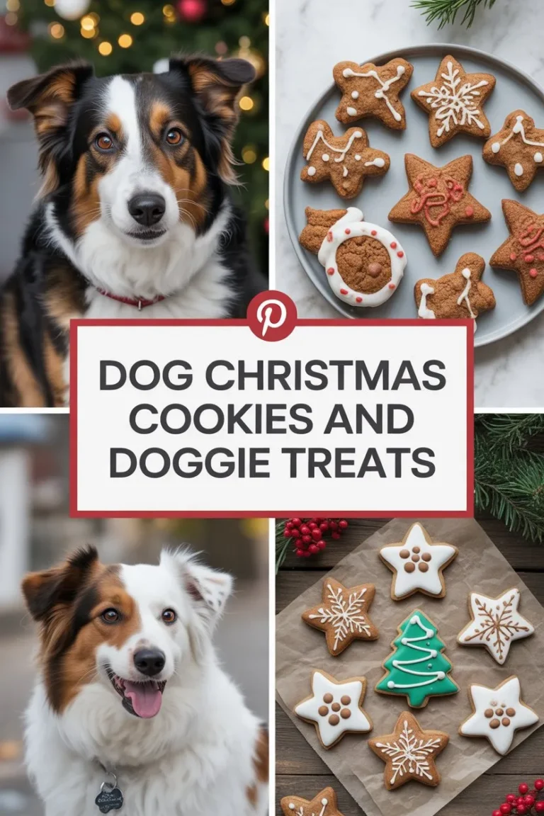 dog christmas cookies and doggie treats