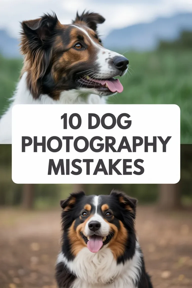 dog photography mistakes