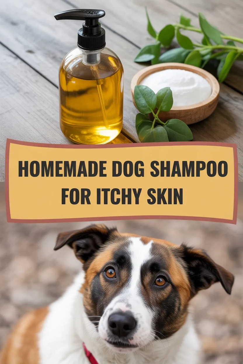 Homemade dog shampoo for itchy skin