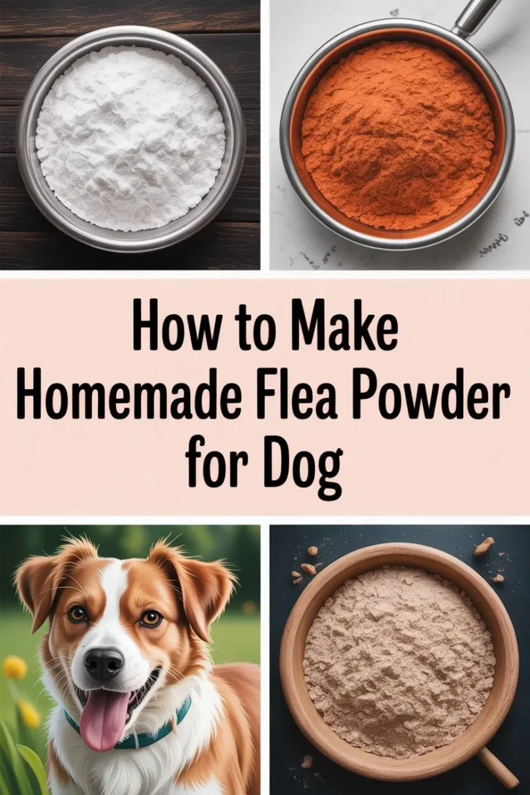 homemade flea powder for dog