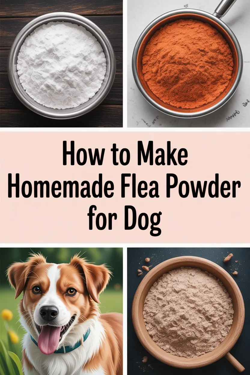 homemade flea powder for dog