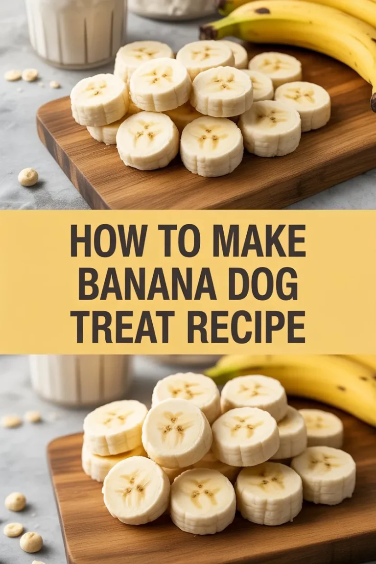 how to make banana dog treat recipe